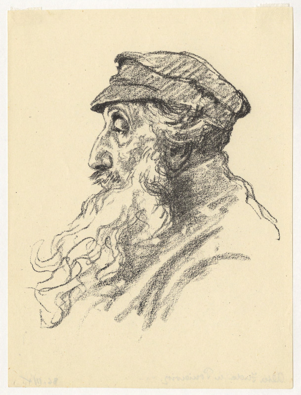 Hermann Struck: Panevėžys-i öreg zsidó (1915)